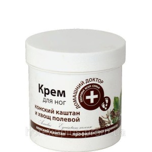 Kremas kojoms "Domašnij Doktor" kaštonas ir asiūklis 250ml
